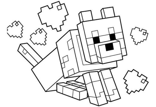 100 Desenhos Para Colorir Minecraft + Mini Giz Cortesia